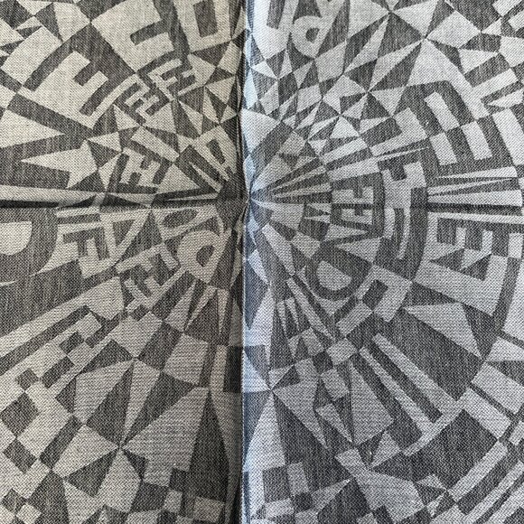 Fendi Zucca Embroidered Logo Scarf – Vintage - Picture 9 of 10